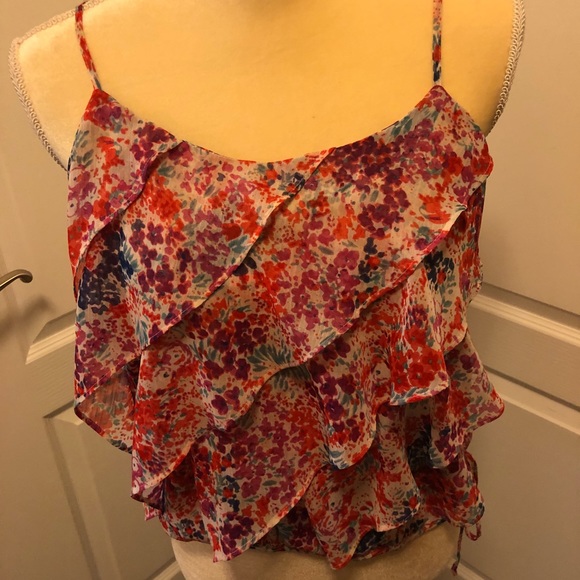 Multi-color Floral Tank - Picture 1 of 3